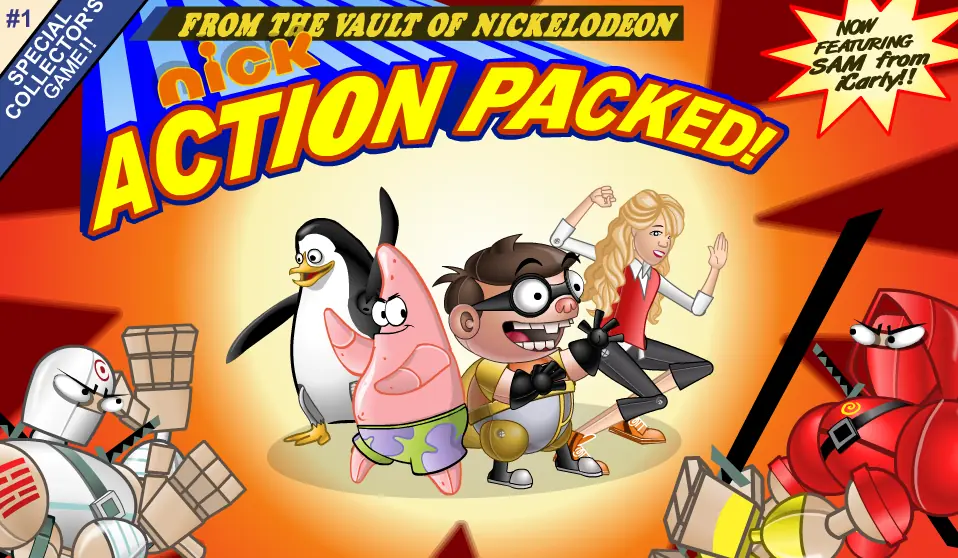 Nick: Action Packed! logo