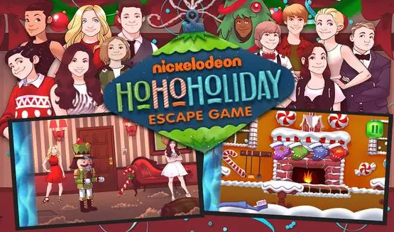 Nickelodeon HoHoHoilday Escape Game logo