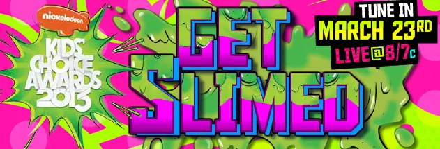 Nickelodeon Kids' Choice Awards 2013: Get Slimed logo