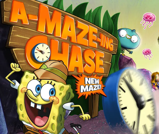 Nickelodeon The A-MAZE-ING Chase logo