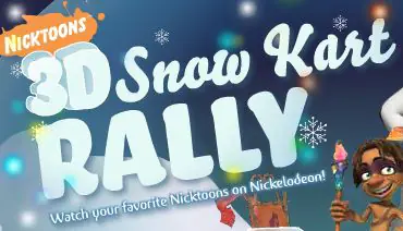 Nicktoons: 3D Snow Kart Rally logo
