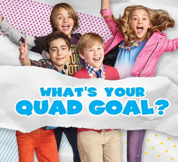 Nicky, Ricky, Dicky & Dawn: What's Your Quad Goal? logo