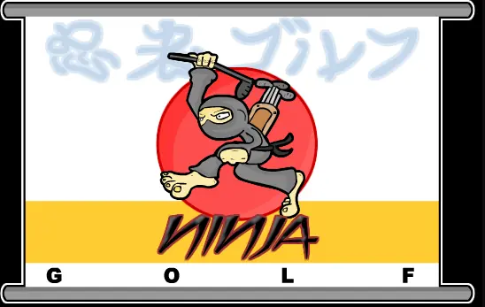 Ninja Golf logo