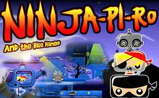 Ninja Pi Ro and the Blue Diamond logo