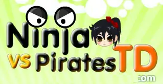 Ninja VS Pirates TD logo