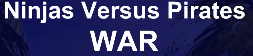Ninjas Versus Pirates WAR logo