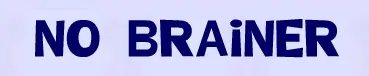 No Brainer logo