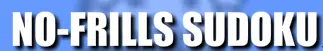 No-Frills Sudoku logo