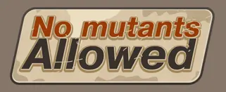 No Mutants Allowed logo