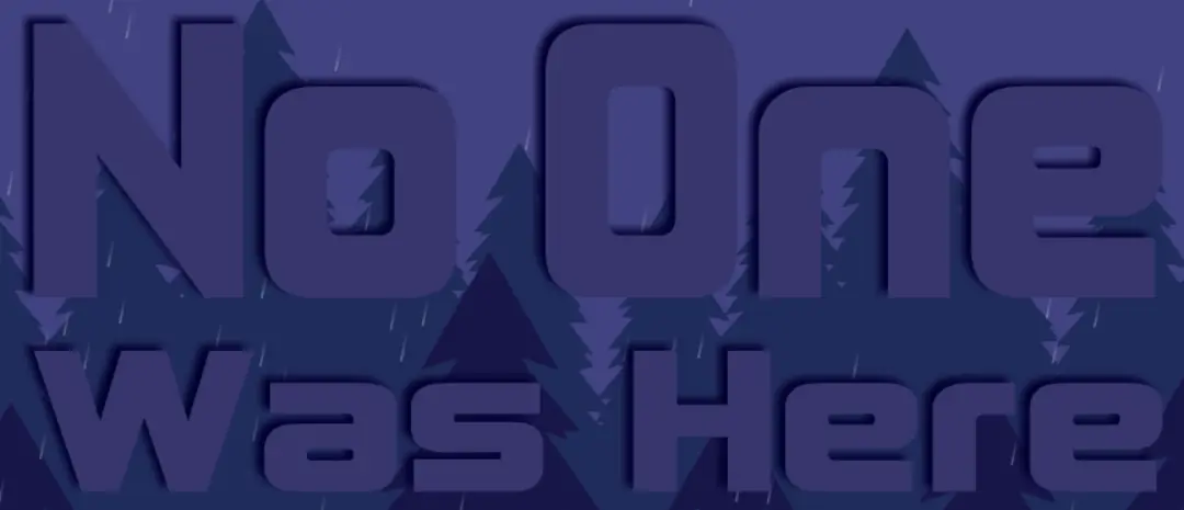 No One Was Here logo