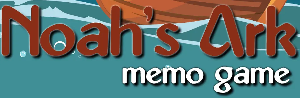 Noah's Ark Memo Game logo