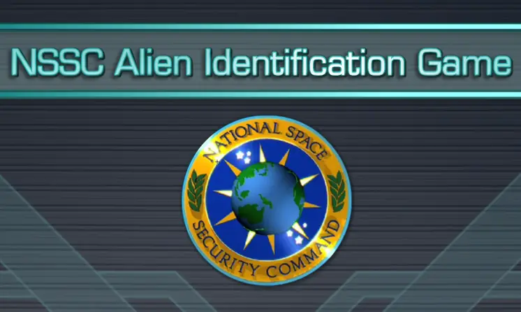 NSSC Alien Identification Game logo