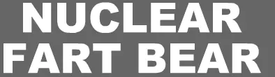 Nuclear Fart Bear logo