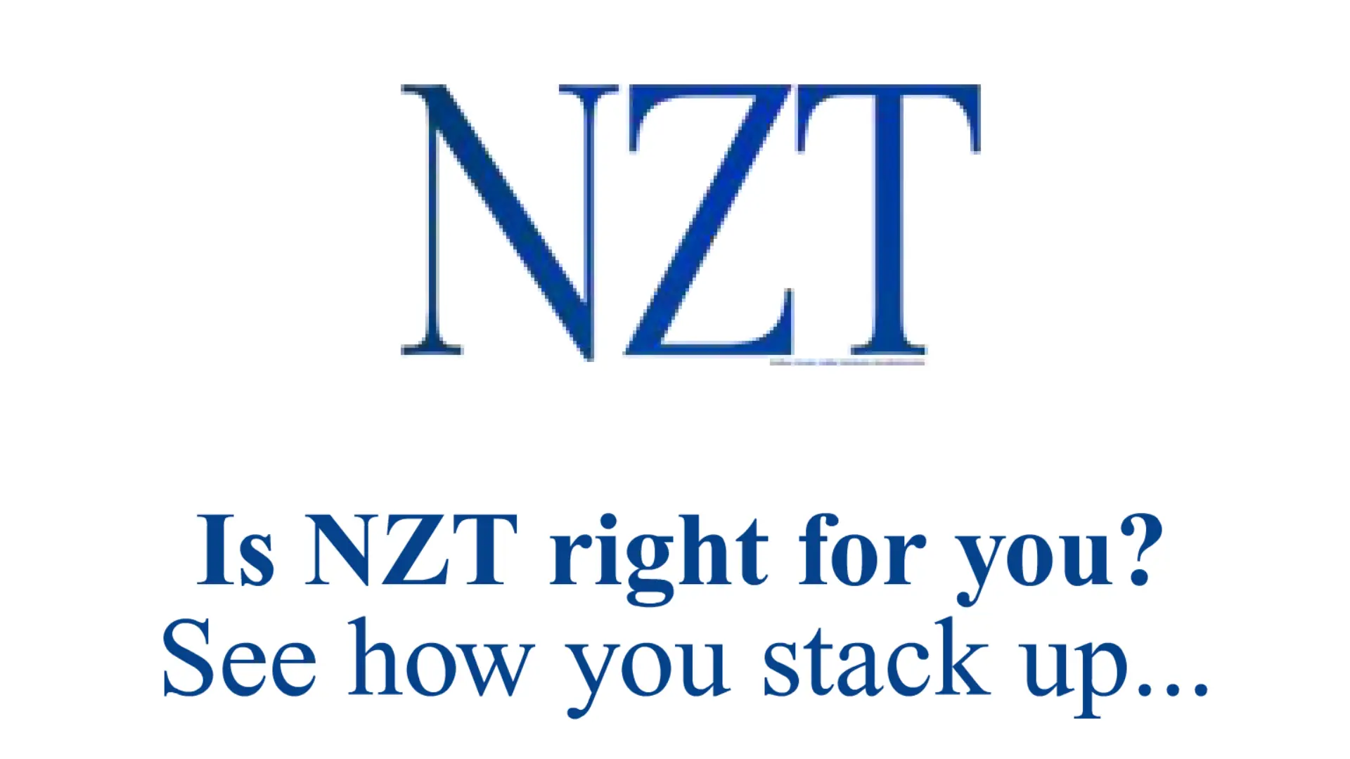 NZT Self Diagnostic Test logo