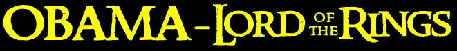 Obama: Lord of the Rings logo