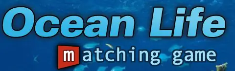 Ocean Life Matching Game logo