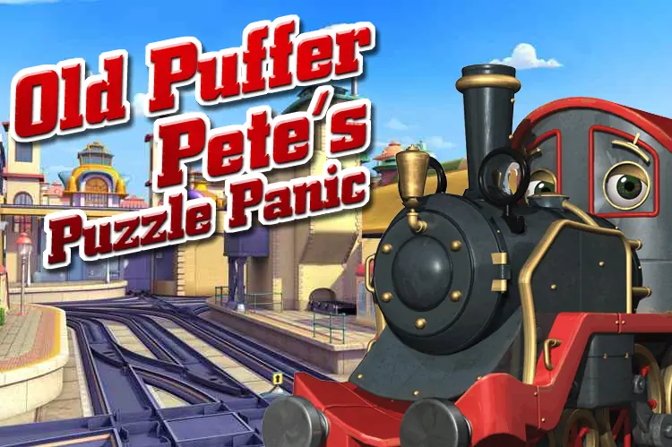 Old Puffer Pete's Puzzle Panic logo