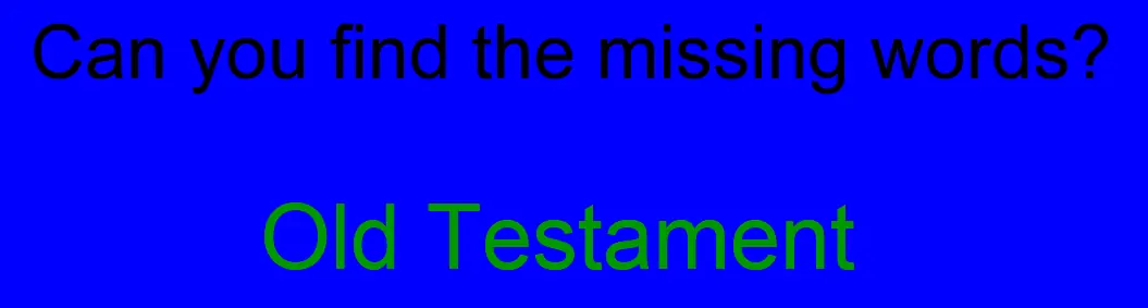 Old Testament Word Search logo