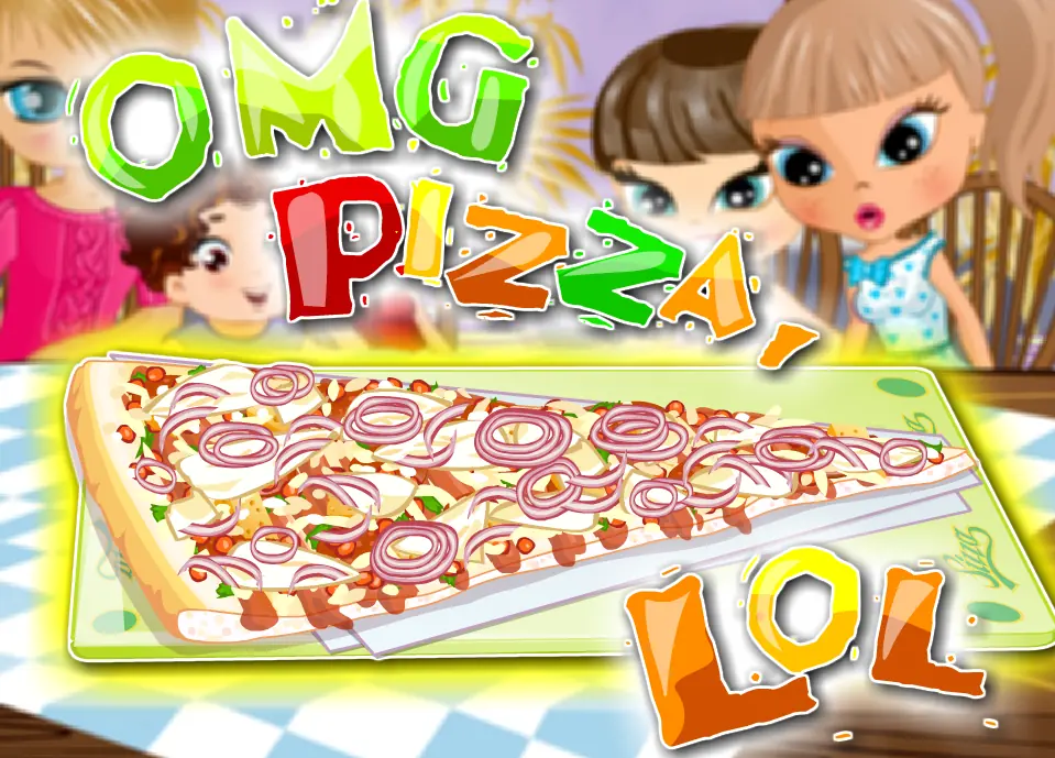 OMG Pizza, LOL logo