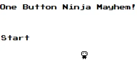 One Button Ninja Mayhem! logo