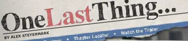 One Last Thing Microsite logo