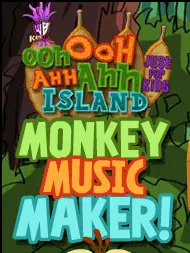 Ooh Ooh Aah Aah Just For Kids Island Monkey Music Maker! logo