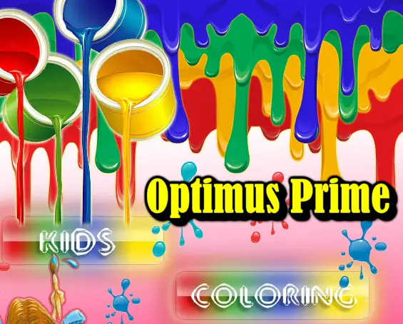 Optimus Prime Kids Coloring logo