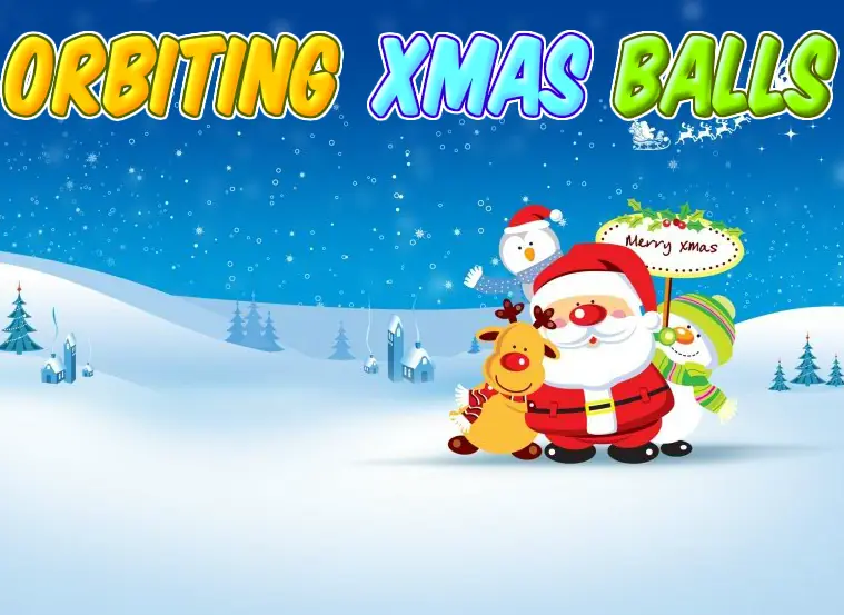 Orbiting Xmas Balls logo