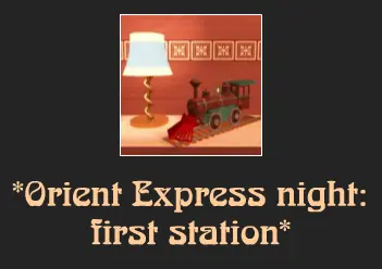 Orient Express Night: First Station logo