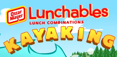 Oscar Mayer's Lunchables Kayaking logo