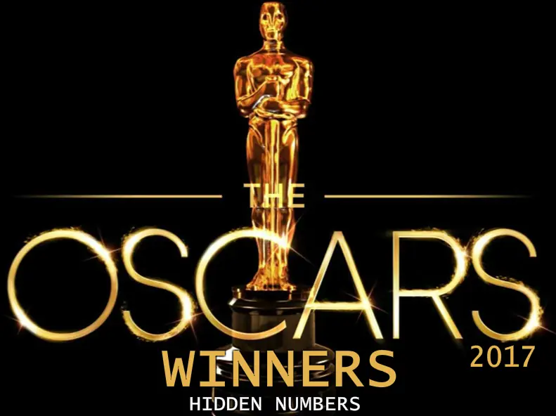 Oscars 2017 Winners - Hidden Numbers logo
