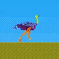 Ostrich Away! logo