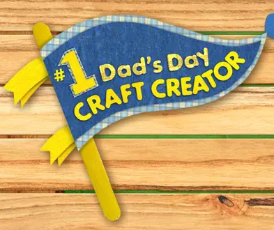 #1 Dad's Day Craft Creator logo