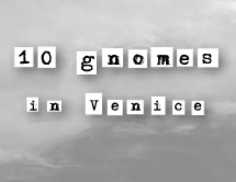 10 Gnomes in Venice logo