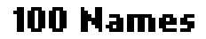 100 Names logo