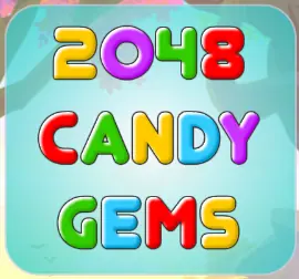 2048 candy gems logo