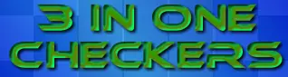3 In One Checkers logo