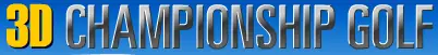 3D Championship Golf logo