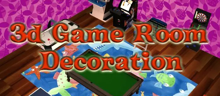 3D Game Room Decoration logo