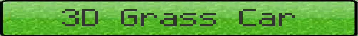 3D Grass Car logo