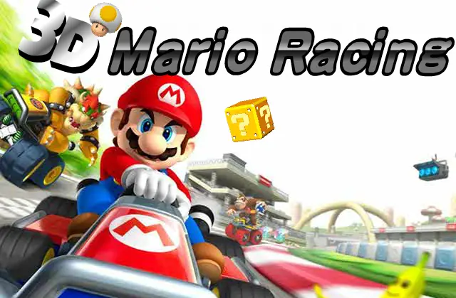 3D Mario Racing logo
