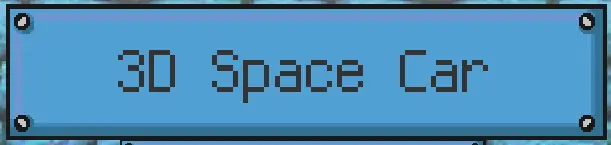 3D Space Car logo