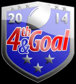 4th and Goal 2014 logo