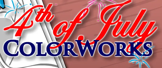 4th of July Colorworks logo