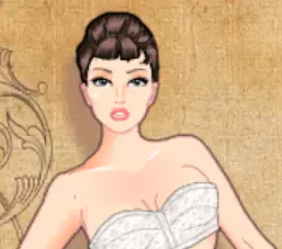 50s fashion dress up game logo