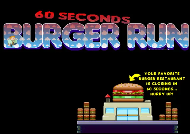 60 Seconds Burger Run logo