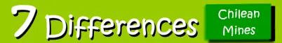 7 Differences: Chilean Mines logo