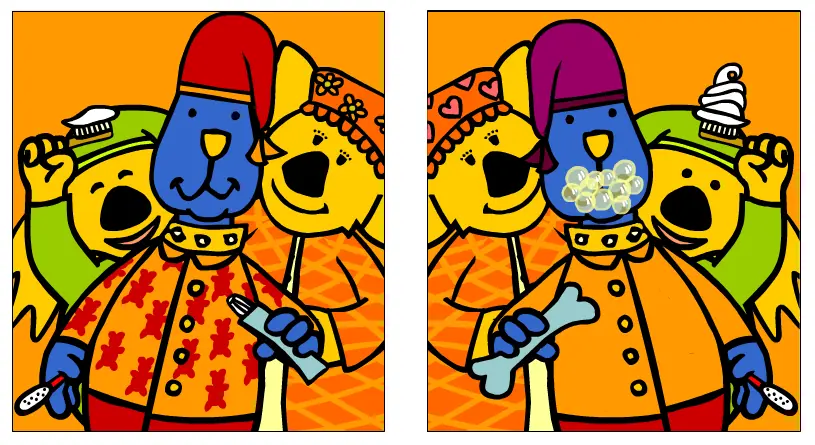 7 Differences in the Mirror logo