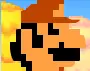8-Bit Mario dress-up logo