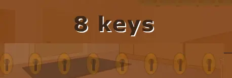 8 keys logo